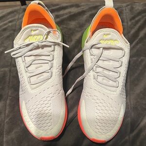 Nike Air Zoom White with Orange and Green Accents